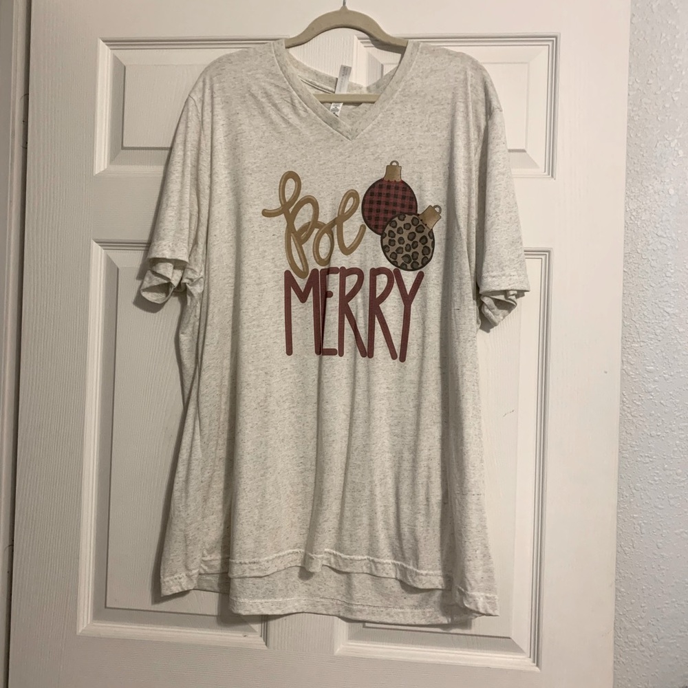 Bella Canvas Christmas Ornament T Shirt Size 2X